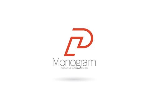 P monogram logo | Creative Market