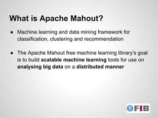 Apache Mahout | PPT