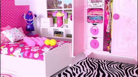 Barbie Girl Sweet Bedroom Decoration Tia Tia - YouTube