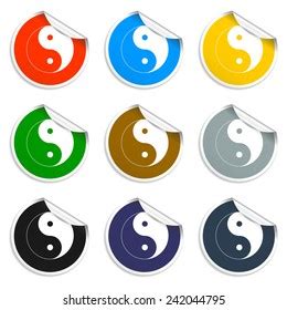Yin Yang Symbol Black White Stock Illustration 242044795 | Shutterstock