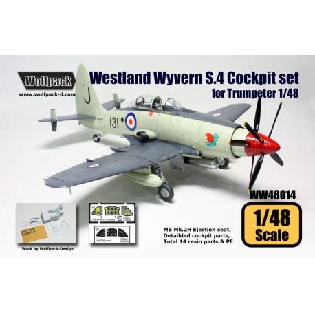 Westland Wyvern S.4 Cockpit set (for Trumpeter 1/48) - Modelling Planet