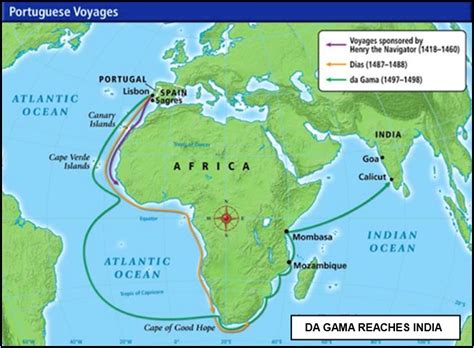 Vasco da gama route map - applicationcaqwe