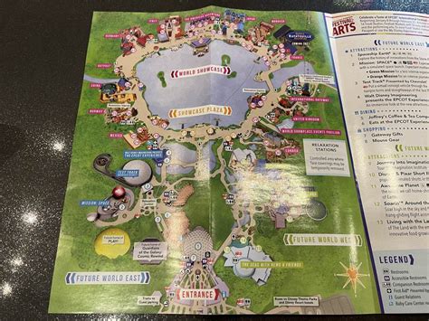 EPCOT Updates Park Maps with Festival of the Arts Info Ahead of January 8th Festival Debut ...