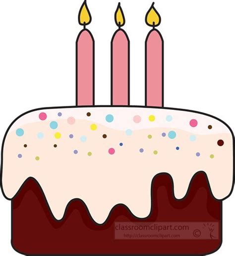 Clipart Birthday Cake Candles