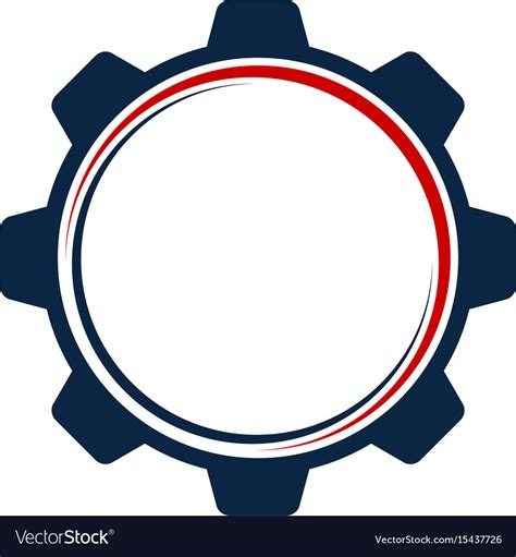 Gear template logo Royalty Free Vector Image - VectorStock