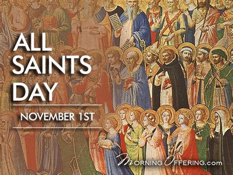 Feast Day | Saints days, All saints day, All saints