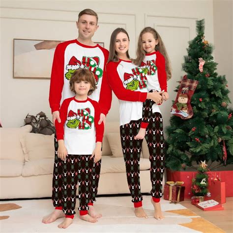 The Christmas Grinch Printed Family Matching Pajama Set — Original Pajamas