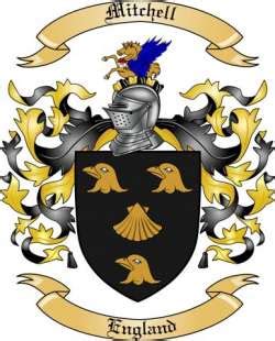 Mitchell Family Crest from England by The Tree Maker