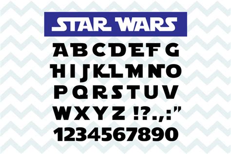 Star wars font svg free, star wars svg free, alphabet svg, death star svg, r2d2 svg, star wars ...