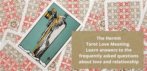 Hermit as Feelings for Ex or present Partner and Other Love Meanings