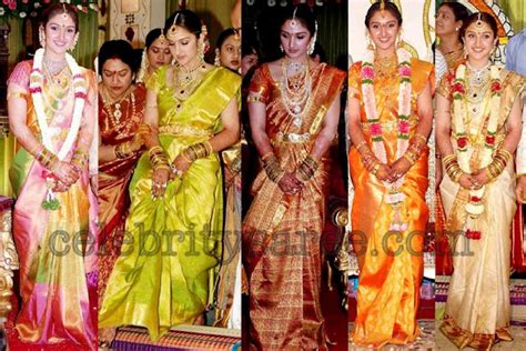 Sridevi's Traditional Bridal Sarees - Saree Blouse Patterns