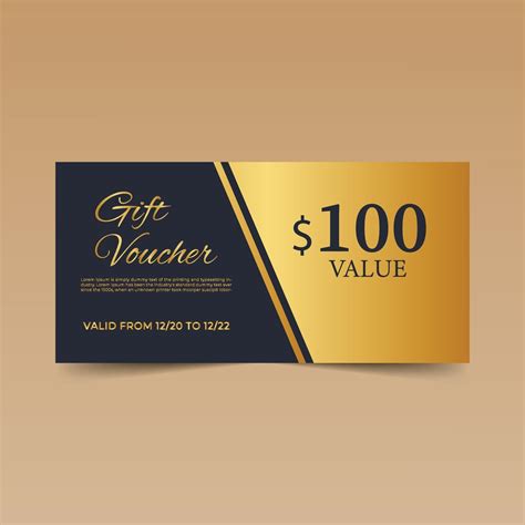 Elegant Gift Voucher Design Template 2001877 Vector Art at Vecteezy