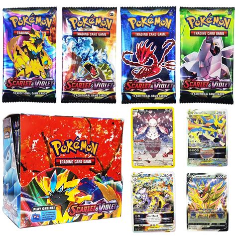 2023 Anime Pokemon Cards 324pcs/box Scarlet&violet Crown Zenith Tcg English Pokémon Pikachu Game ...