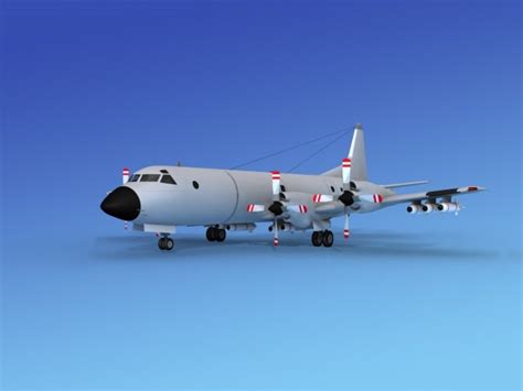 3d orion lockheed p-3 model