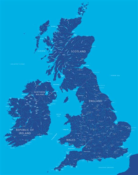 √ British Isles River Tay Map