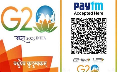 Fin-Tech Paytm Launches G20-Theme QR Code, Celebrates India's ...