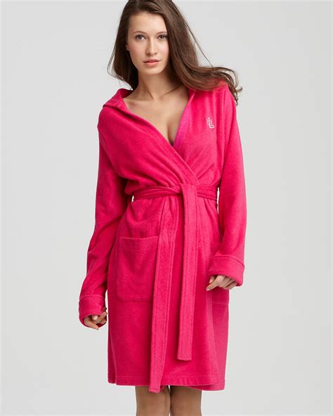 Lauren Ralph Lauren Hooded Short Robe | Bloomingdale's