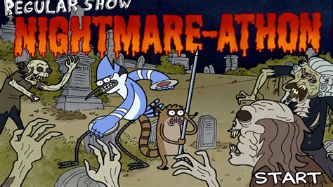 Nightmare Athon | Play Regular Show Games Online