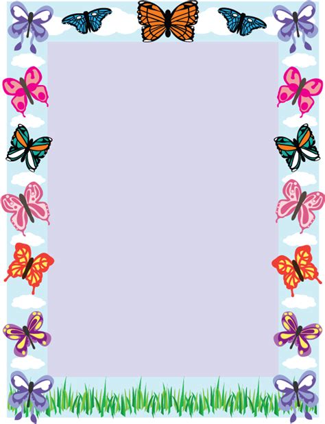 Butterfly Border Design