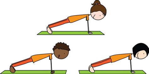 Best Plank Exercise Illustrations, Royalty-Free Vector Graphics & Clip Art - iStock