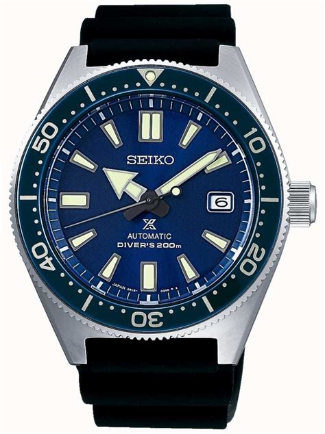 Seiko Prospex Sea Blue Dial Blue Bezel Screw Down Crown SPB053J1 ...