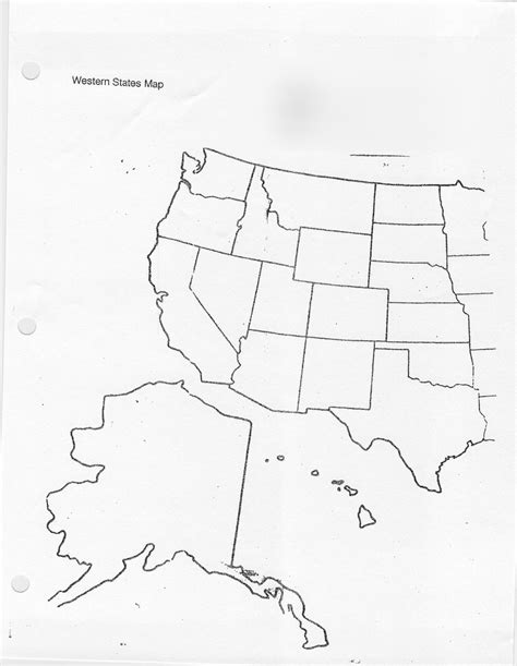 S.S Western States Map Quiz Diagram | Quizlet