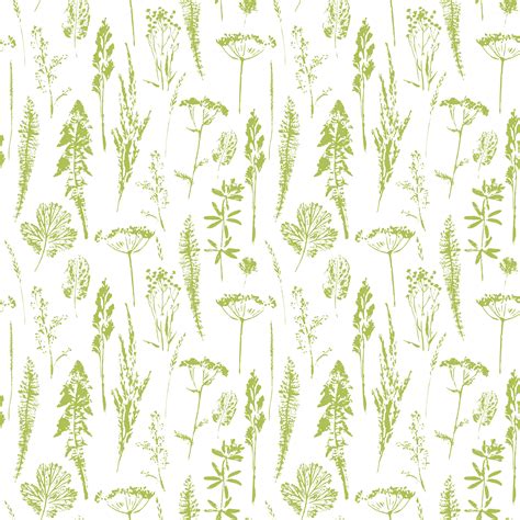 Abstract botanical seamless pattern. Vector herbal background. 296572 Vector Art at Vecteezy