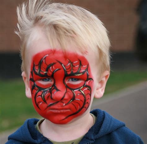 Face painting all Done - Spiderman | Face painting at Brands… | Flickr