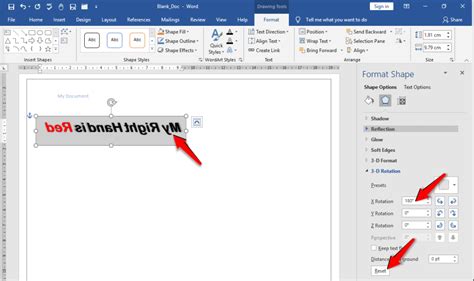 How to Mirror / Flip Text in MS Word - OfficeBeginner