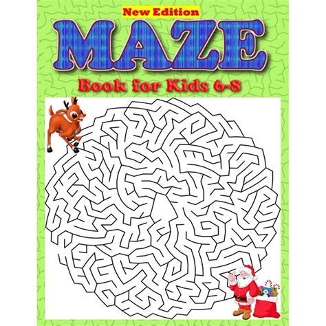 The Kids' Book of Mazes: Maze Book for Kids 6-8 : Cool Activity Puzzle Book That's Perfect Maze ...