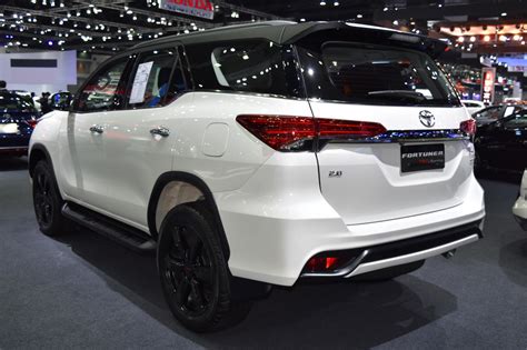 Toyota Fortuner TRD Sportivo rear quarter at the BIMS 2017