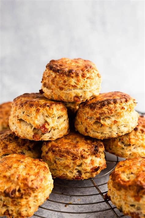 Bacon and Cheese Scones | Recipe | Cheese scones, Savoury baking ...