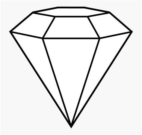 Diamond Clipart Black And White, HD Png Download , Transparent Png Image - PNGitem