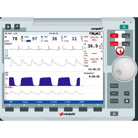 Simulated Patient Monitor “Corpuls3 Defibrillator” for REALITi360¬ App | iSimulate