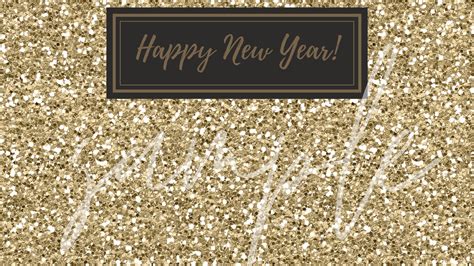 Happy New Year Zoom Background Zoom New Year's Banner | Etsy