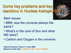 Nuclear astrophysics