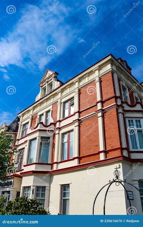 Sunlit Dunoon Hotel in Llandudno North Wales Stock Photo - Image of ...