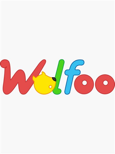 "Wolfoo Logo| Perfect Gift|wof foo" Sticker for Sale by bonnieatee | Redbubble