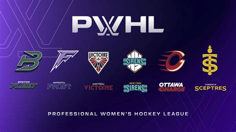 PWHL unveils team nicknames and logos entering women's hockey league's ...