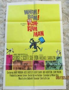 FLIM-FLAM MAN ORIGINAL FOLDED 27X41 MOVIE POSTER 1967 GEORGE C. SCOTT ...