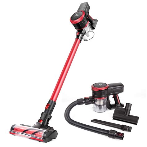 Cordless Vacuum Cleaner 2 in 1 17Kpa Strong Suction Stick Vacuum Ultra-Quiet Handheld Vacuum ...