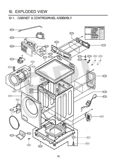 LG WM3670HVA Parts List | Reliable Parts