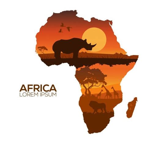 Mapa da áfrica | Premium Vector #Freepik #vector #fundo #aquarela # ...