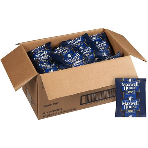 MAXWELL HOUSE Master Blend Coffee, 1.1 oz. Single Serve Bags (Pack of 42) - Walmart.com ...