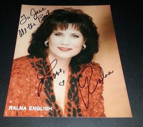 The Lawrence Welk Show Star RALNA ENGLISH Autograph Signed | Etsy