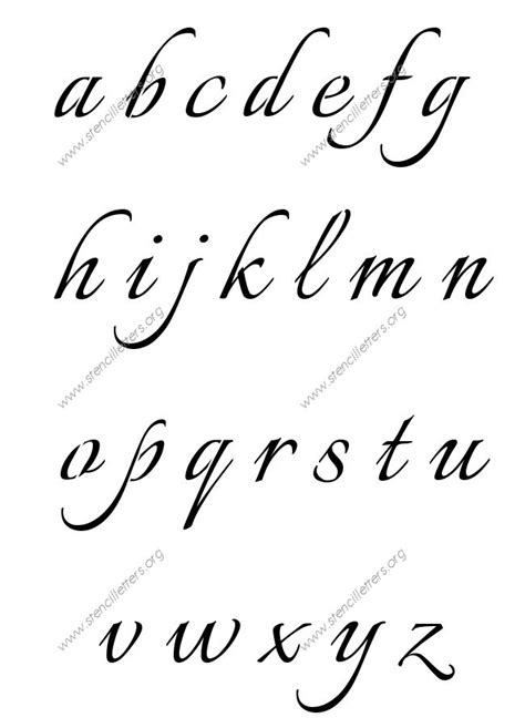 English Calligraphy Alphabet A-Z : Many more calligraphic and ...