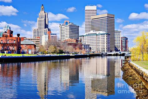 Providence Rhode Island Skyline Photograph by Sean Pavone - Fine Art America