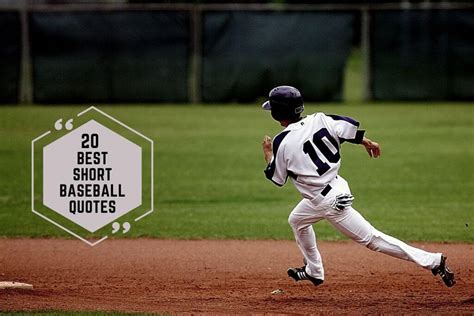 Top Short Baseball Quotes - Inspirational Gems For Fans & Players
