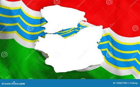 Tattered Tiraspol City Flag Stock Illustration - Illustration of ...