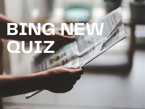 Bing News Quiz - How To Play Bing News Quiz?